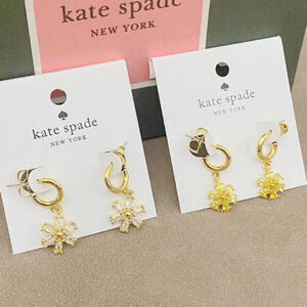 kate spade Floral Zircon Earrings